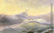 Bracing the Waves - Ivan Konstantinovich Aivazovsky