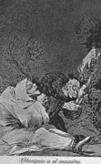 Caprichos - Plate 47: Homage to the Master - Francisco De Goya y Lucientes