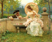 A Tender Moment in the Garden - Federico Andreotti