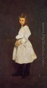 Little Girl in White (or Queenie Barnett) - George Wesley Bellows