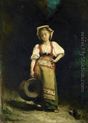 Italian Girl with a Jug - Léon Bonnat