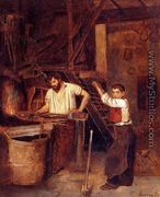The Blacksmith's Shop - François Bonvin