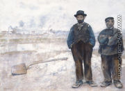 The Two Workmen - Jean-Francois Raffaelli