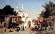 Outside The Mosque - Fabius Germain Brest
