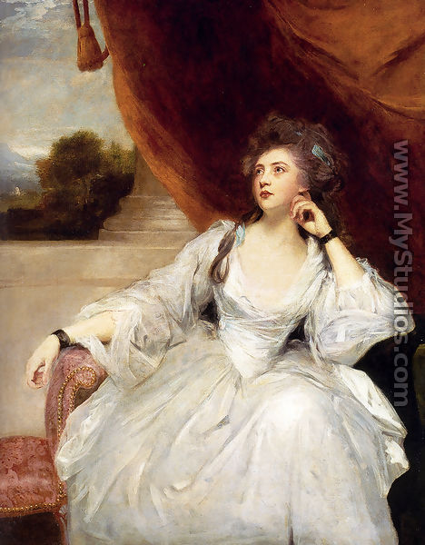 Portrait Of Mrs. Stanhope - Sir Joshua Reynolds