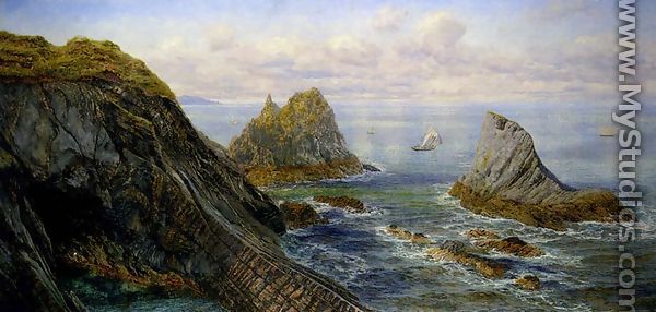 A Coastal Landscape - John Edward Brett