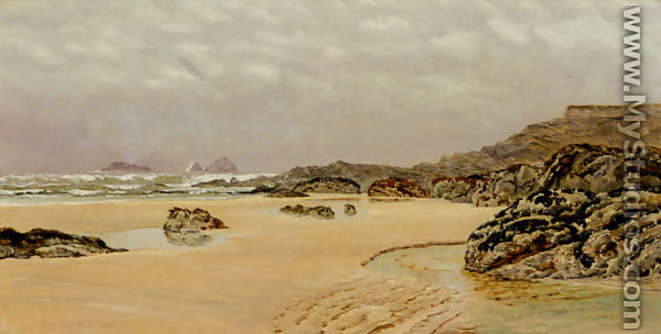 A View Of Treyarnon Bay - John Edward Brett