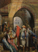 A Cairo Bazaar - The Della 'l' - John Frederick Lewis