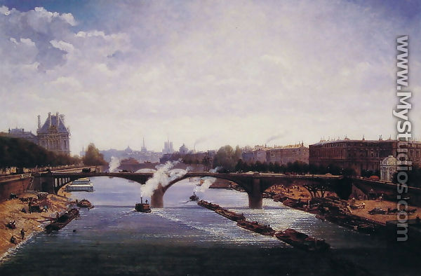Le pont de solferino, Paris - Enric de Rossi-Gazzoli