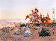 Mexican Buffalo Hunters - Charles Marion Russell