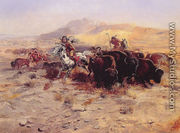 Buffalo Hunt - Charles Marion Russell