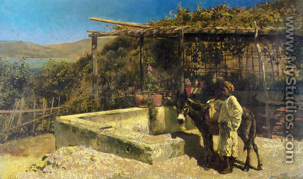 By The Well - Edwin Lord Weeks