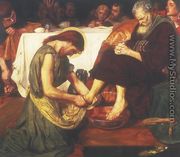 Jesus washing Peter's feet at the Last Supper - Ford Madox Brown