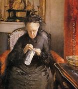 Portait of Madame Martial Caillebote (the artist's mother) - Gustave Caillebotte