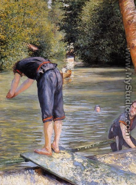 Bathers - Gustave Caillebotte
