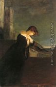 Lady on the Battlements of a Castle - Thomas Sully