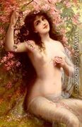 Among The Blossoms - Emile Vernon
