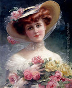 La Belle Aux Fleurs - Emile Vernon