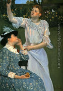 Young Women Picking Fruit - Mary Cassatt