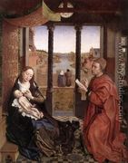 St Luke Drawing a Portrait of the Madonna - Rogier van der Weyden