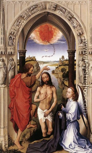 St John the Baptist altarpiece - central panel - Rogier van der Weyden