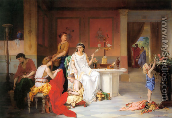 The Last Hour of Pompei - Pierre Oliver Joseph Coomans