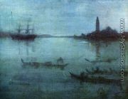 Nocturne in Blue and Silver: The Lagoon, Venice - James Abbott McNeill Whistler