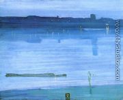 Nocturne: Blue and Silver - Chelsea - James Abbott McNeill Whistler