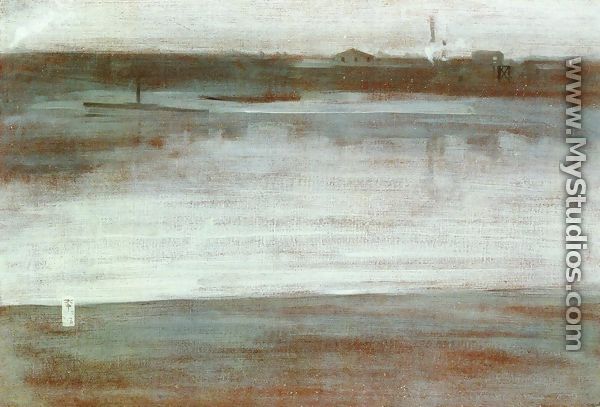 Symphony in Grey: Early Morning, Thames - James Abbott McNeill Whistler