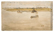 Gold and Brown: Dordrecht - James Abbott McNeill Whistler