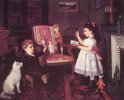 The Lesson - James Wells Champney