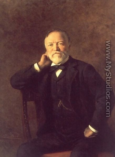 Portrait of Andrew Carnegie - Théobald Chartran