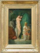 Un bain au sérail (A Bath in the Harem) - Theodore Chasseriau
