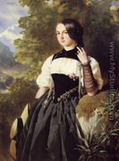 A Swiss Girl from Interlaken - Franz Xavier Winterhalter