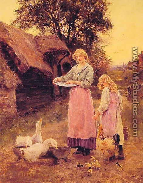 Feeding the Ducks - Lilian Yeend-King