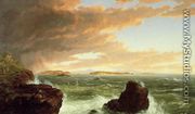 View Across Frenchman's Bay from Mount Desert Island, After a Squall - Thomas Cole