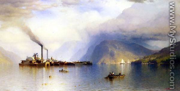 Storm King on the Hudson - Samuel Colman