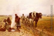 Plowing The Fields - Adrien Moreau