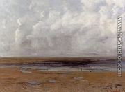 The Beach at Trouville at Low Tide - Gustave Courbet