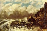 Marine A Etretat - Gustave Courbet