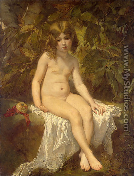 The Little Bather - Thomas Couture