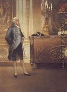 A Gentleman Waiting in an Interior - Georges Croegaert