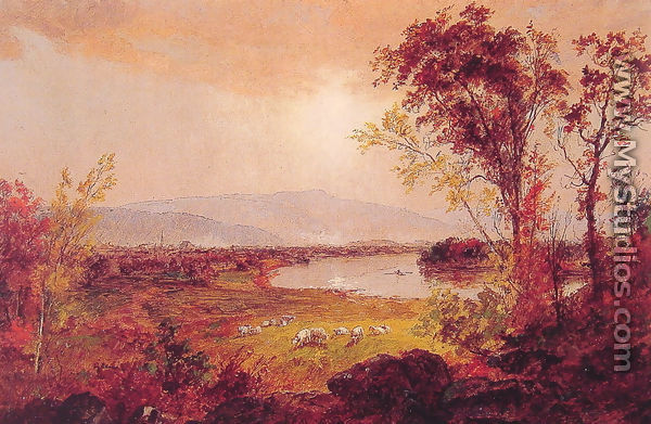 A Bend in the River - Jasper Francis Cropsey