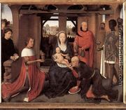 Triptych of Jan Floreins [detail: 1, central panel] - Hans Memling