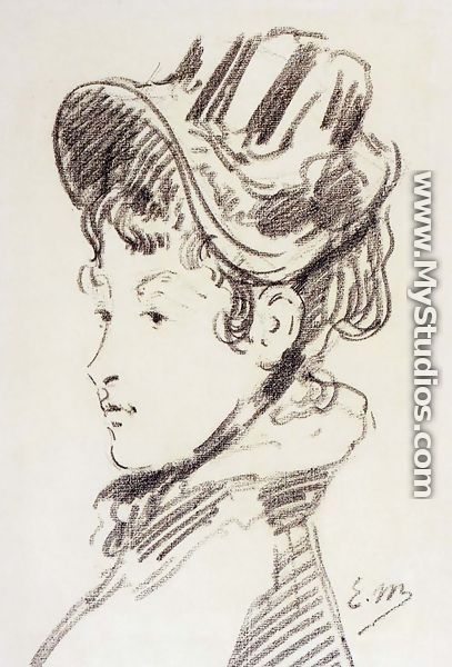 Portrait of Mme Jules Guillemet - Edouard Manet