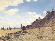 Beach at Honlfeux - Claude Oscar Monet