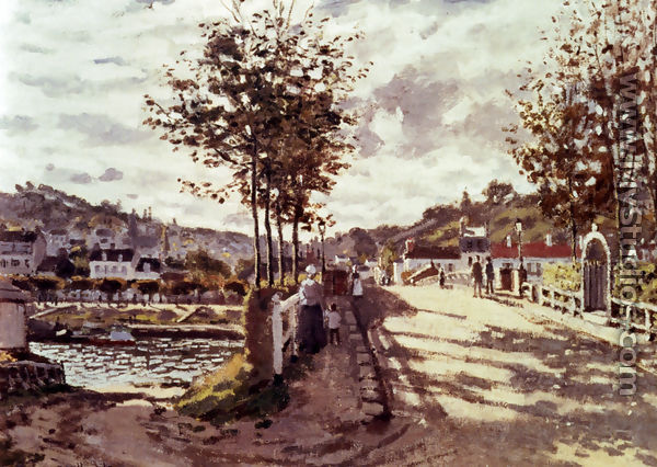 The Seine At Bougival 2 - Claude Oscar Monet