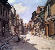 Rue De La Bavolle, Honfleur - Claude Oscar Monet