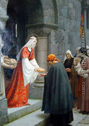 The Charity of St. Elizabeth of Hungary - Edmund Blair Blair  Leighton