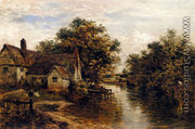 Willy Lott's House, The Subject Of Constable's 'Hay Wain' - Benjamin Williams Leader